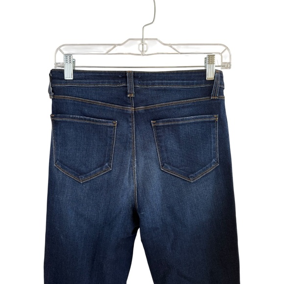 L’angence Margot Skinny Cropped Highrise Jeans In Baltic Blue size 27 - Picture 7 of 9